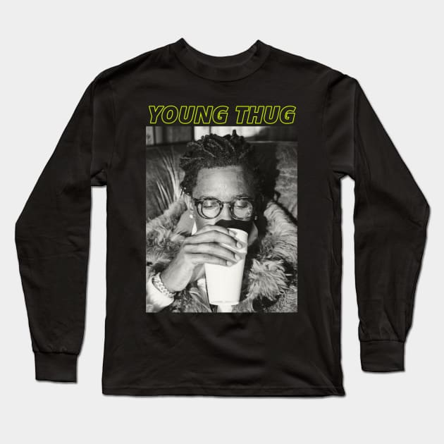 Young Thug Long Sleeve T-Shirt by PlokadStories